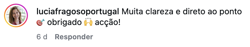 Testemunho do Instagram