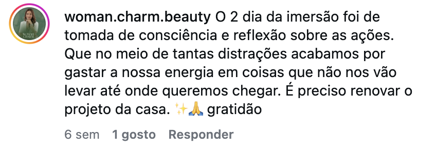 Testemunho do Instagram